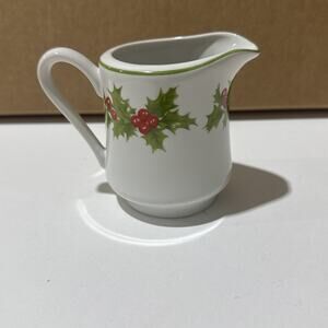 Schmidt Porcelana Brazil Christmas Holly Berry Creamer Replacement Piece